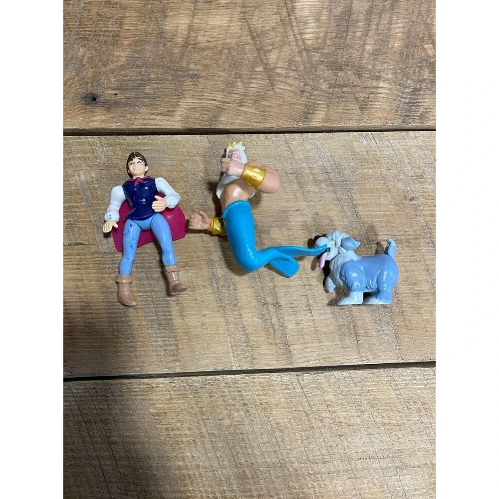 The Little Mermaid King Triton Eric Max Plastic Figurine Toy for Kids Disney VTG